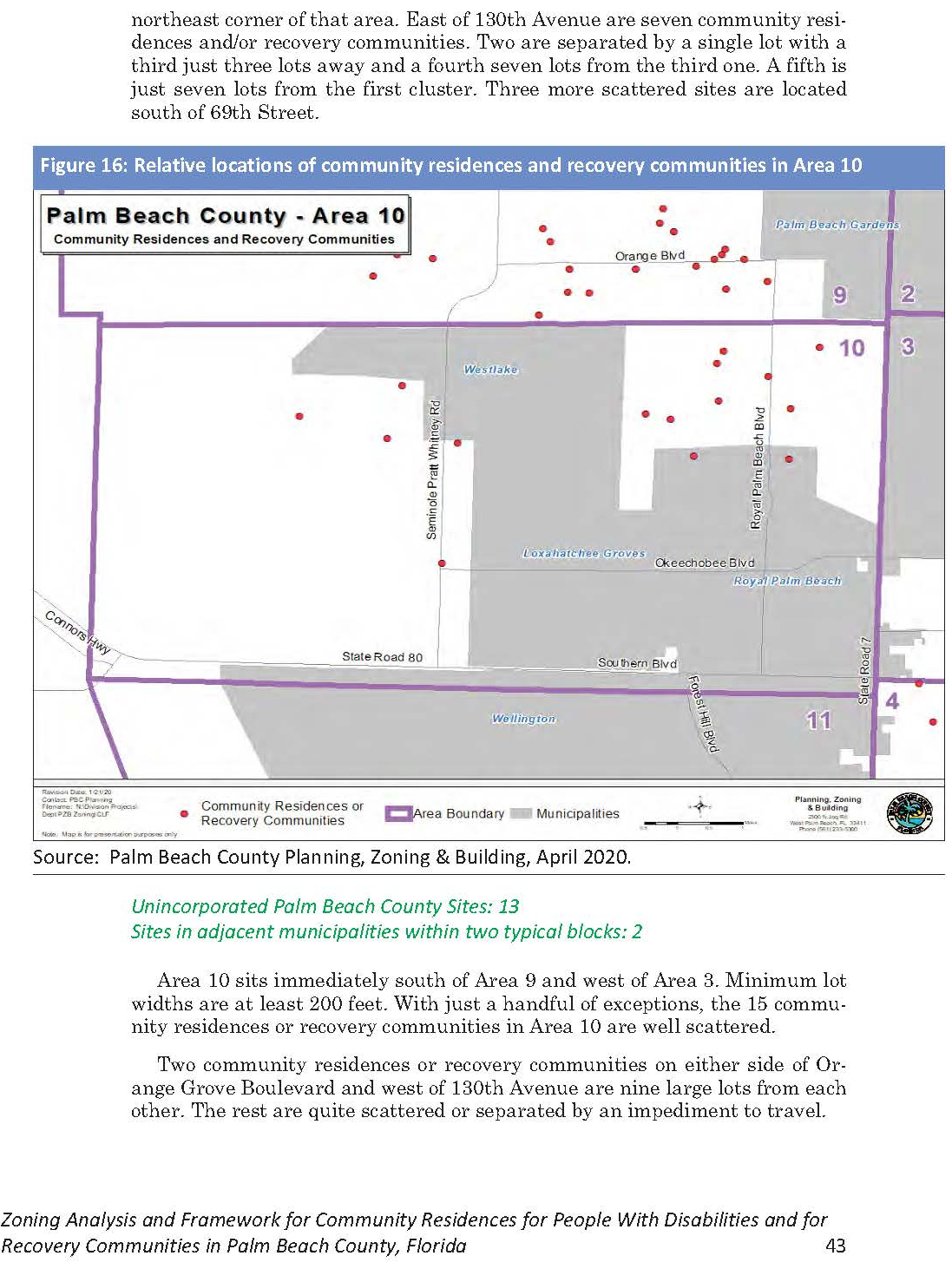 Area 10 Map and Description